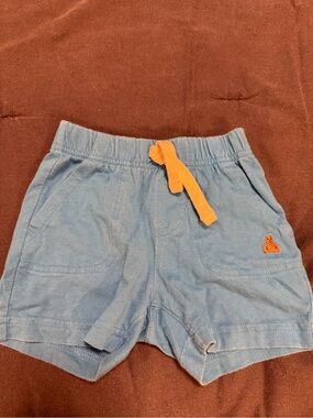 Blue Kids' Cotton Shorts
